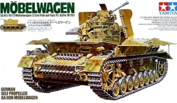 TAM35237 - Tamiya - 1/35 Mobelwagen 3.7cm Flak auf fgst Pz. Kpfw.IV(Sf) (Discontinued)