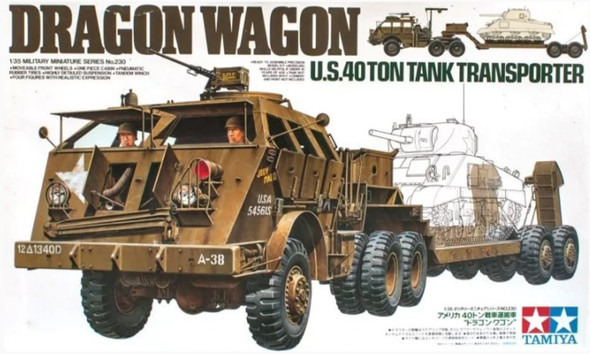 TAM35230 - Tamiya - 1/35 Dragon Wagon U.S. 40 ton Tank Transporter