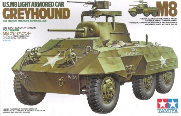 TAM35228 - Tamiya - 1/35 M8 Greyhound" Light Armoured Car"