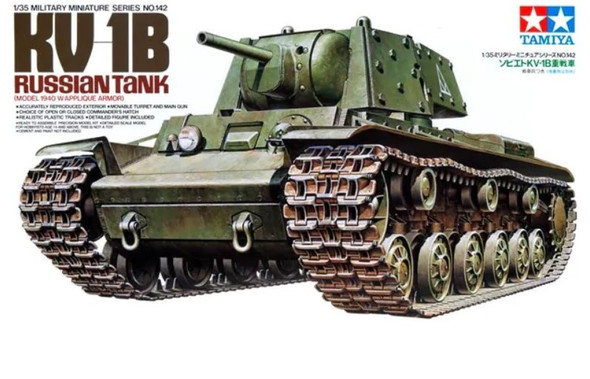 TAM35142 - Tamiya - 1/35 KV-1B Russian Tank (Discontinued)