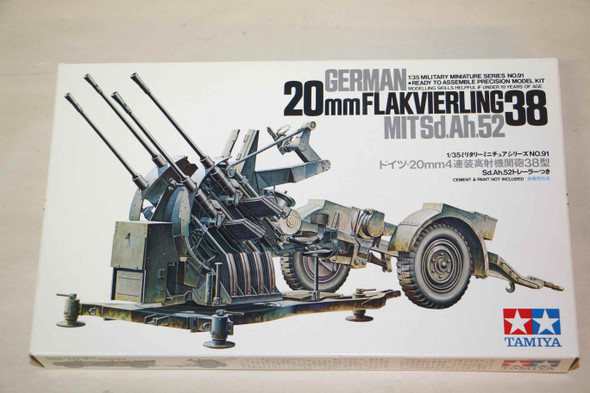 TAM35091 - Tamiya 1/35 German 2mm Flakviering 38