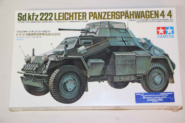 TAM35051 - Tamiya - 1/35 Sd.kfz222 Leichter Panzerspahwagen (4x4)