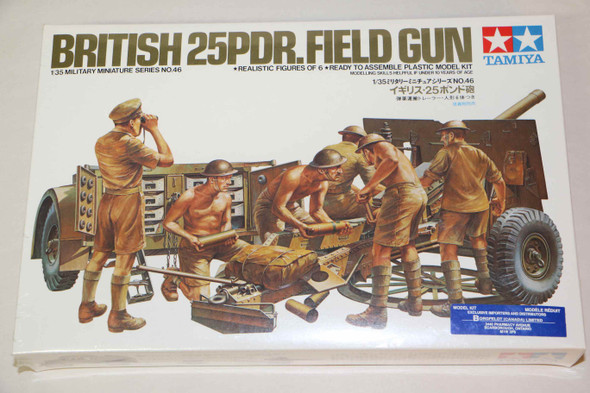 TAM35046 - Tamiya - 1/35 British 25 Pdr Field Gun (Discontinued)