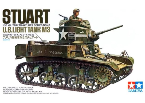 TAM35042 - Tamiya - 1/35 M3 Stuart (Discontinued)
