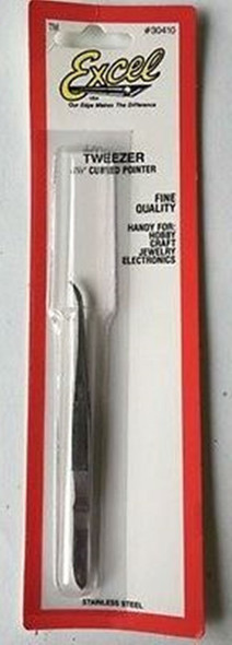 EXC30410 - Excel 4.5in  Curved Point Tweezer