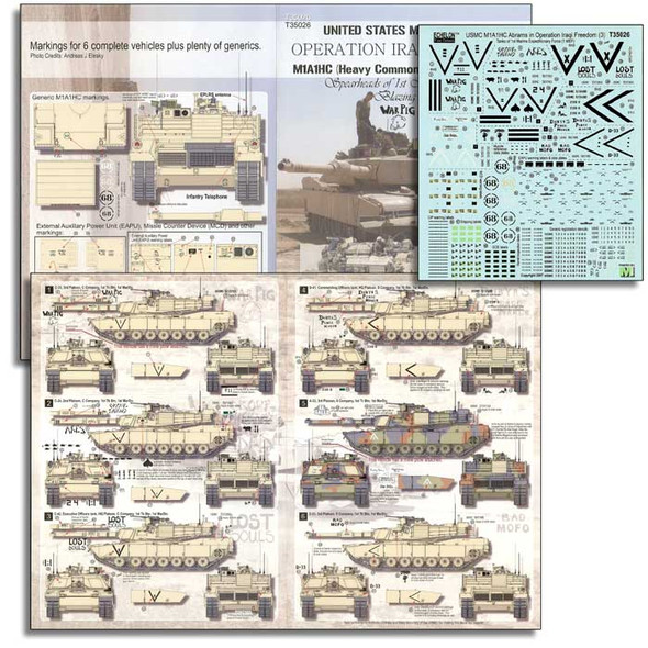 EFDT35026 - Echelon Fine Details 1/35 M1A1HC Abrams - Iraqi Freedom