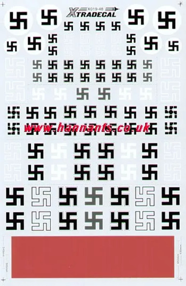 Xtradecal 1/48 Luftwaffe Swastikas