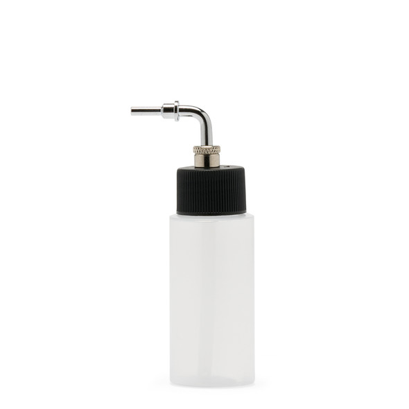 IWAI4701S - Iwata High Strength Translucent Bottle 1 oz / 30 ml Cylinder With Side Feed Adaptor Cap