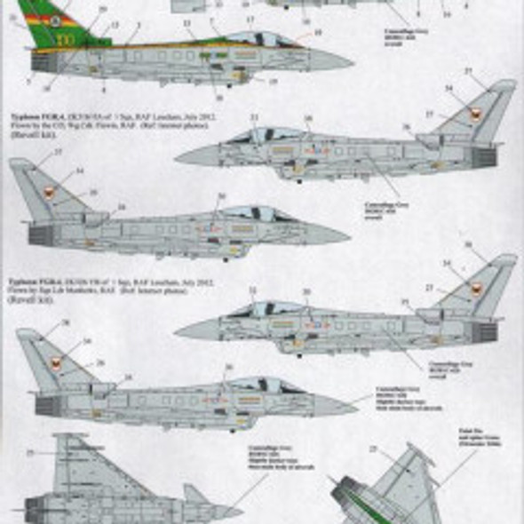 EXDX32048 - ExtraDecal 1/32 Typhoon FGR.4 Decal Sheet