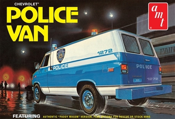 AMT1123 - AMT 1/25 Chevy Police Van