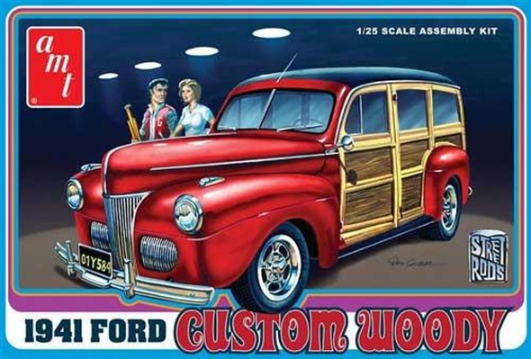 AMT906 - AMT 1/25 1941 Ford Custom Woody