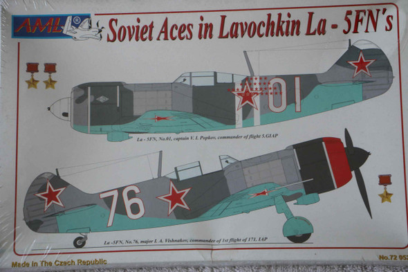 AML72052 - AML Models 1/72 La-5FN Soviet Aces