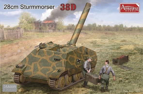 AMU35A009 - Amusing Hobby 1/35 28cm Sturmorser 38(D)(Discontinued)