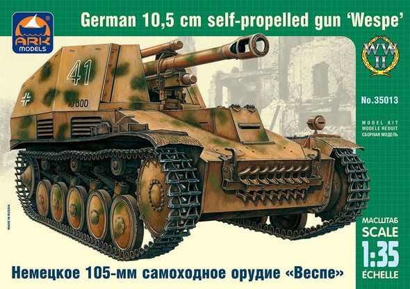 ARK35013 - ARK Models 1/35 Wespe 10,5cm Self Propelled Gun