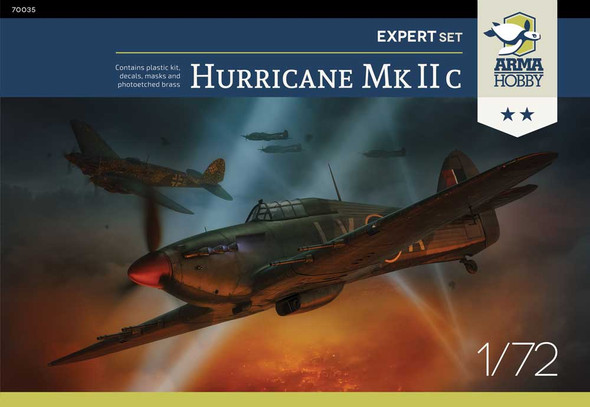 ARH70035 - Arma Hobby 1/72 Hurricane Mk.IIc [Expert set]
