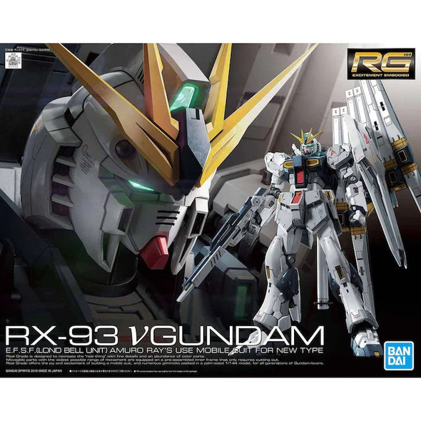 BAN5057842 - Bandai RG 1/144 Nu Gundam