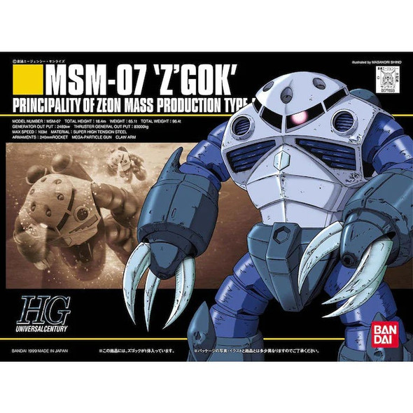 BAN5056829 - Bandai 1/144 HG MSM-07 Z'GOK