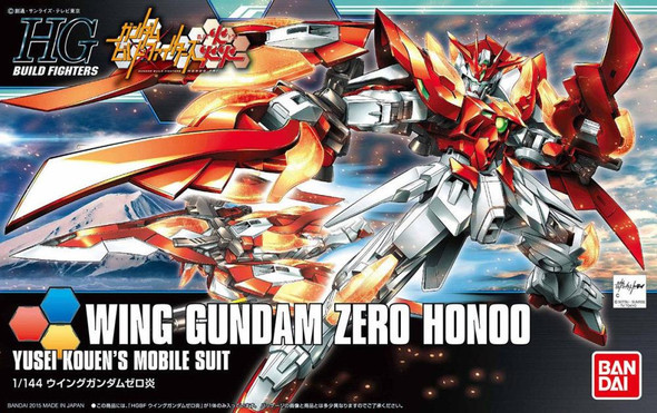 Bandai HGBF 1/144 Wing Gundam Zero Honoo