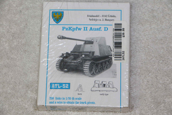 FRIATL52 - Friulmodel 1/35 Tracks: Panzer II Ausf.D