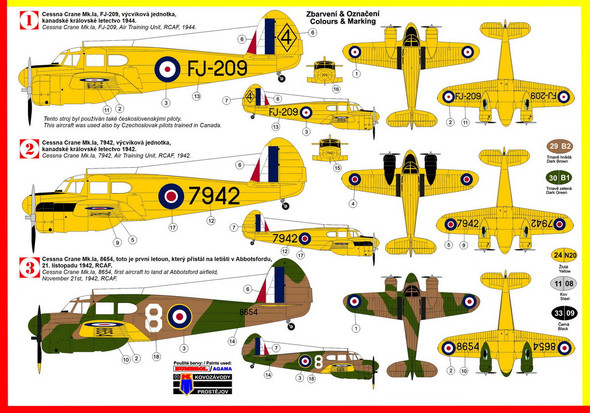 KPM0169 - Kovozavody Prostejov 1/72 Cessna Crane Mk.Ia