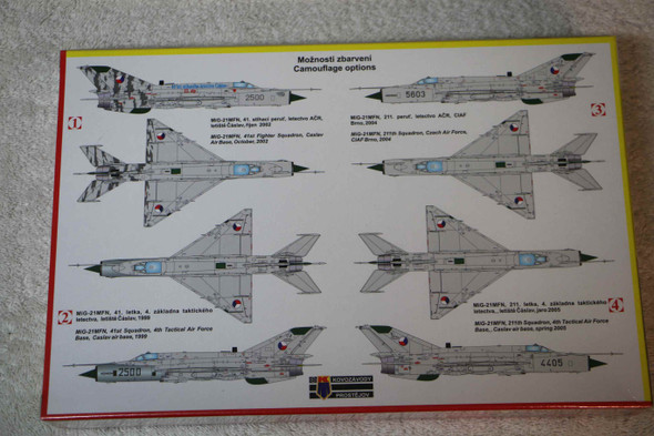 KPM0087 - Kovozavody Prostejov 1/72 MiG-21 MFN 'Fishbed' CZAF