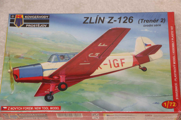 KPM0020 - Kovozavody Prostejov 1/72 Zlin Z-126 Early Version