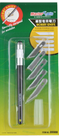 MTL09908 - Master Tools Hobby Knife w/Blades