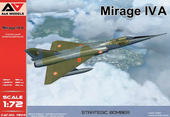 AAM7204 - A&A Models 1/72 Mirage IV A Strategic Bomber