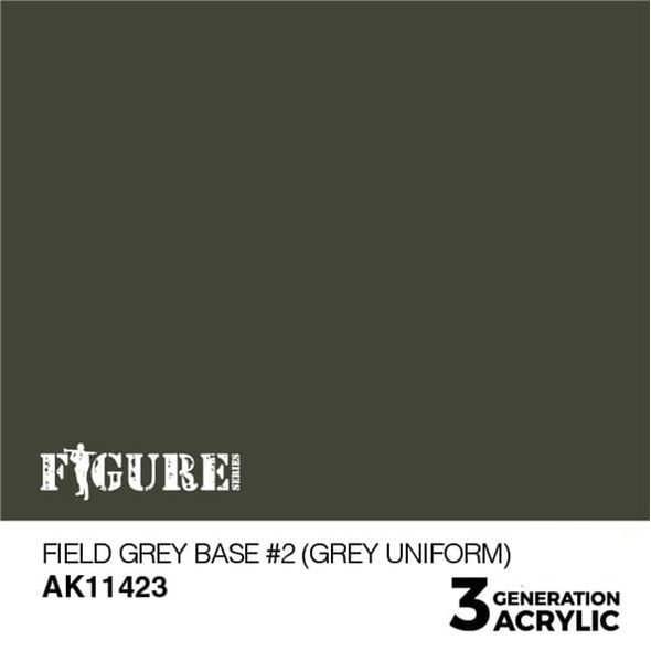 AKI11423 - AK Interactive 3rd Generation Field Grey Base 2 (Grey Uniform)