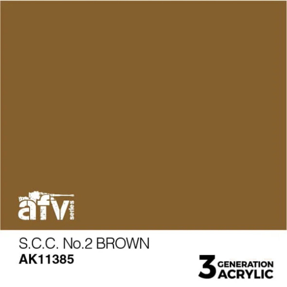 AKI11385 - AK Interactive 3rd Generation S.C.C. No.2 Brown