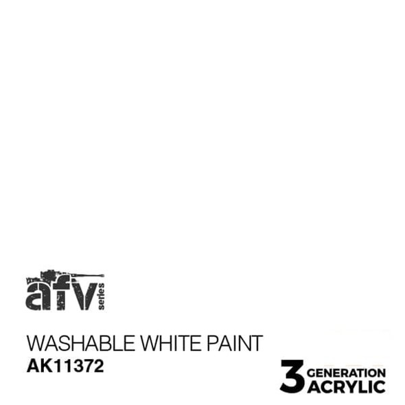 AKI11372 - AK Interactive 3rd Generation Washable White Paint