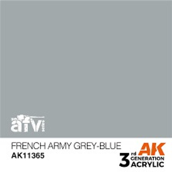 AKI11365 - AK Interactive 3rd Generation French Army Grey-Blue