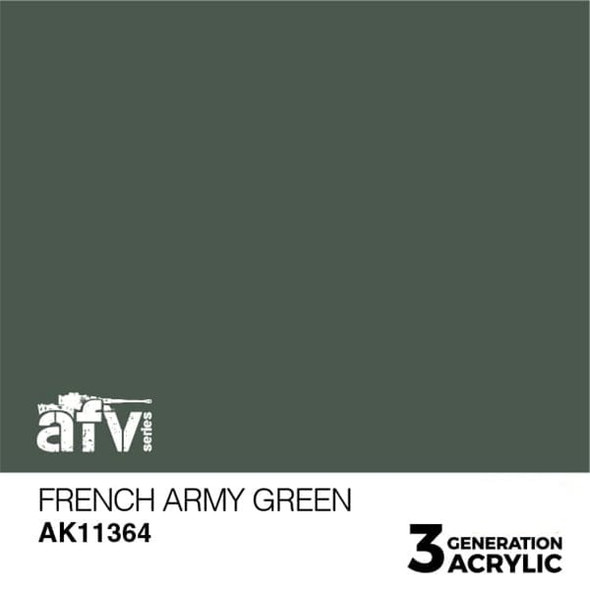 AKI11364 - AK Interactive 3rd Generation French Army Green