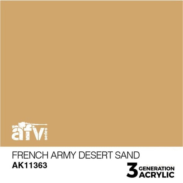 AKI11363 - AK Interactive 3rd Generation French Army Desert Sand