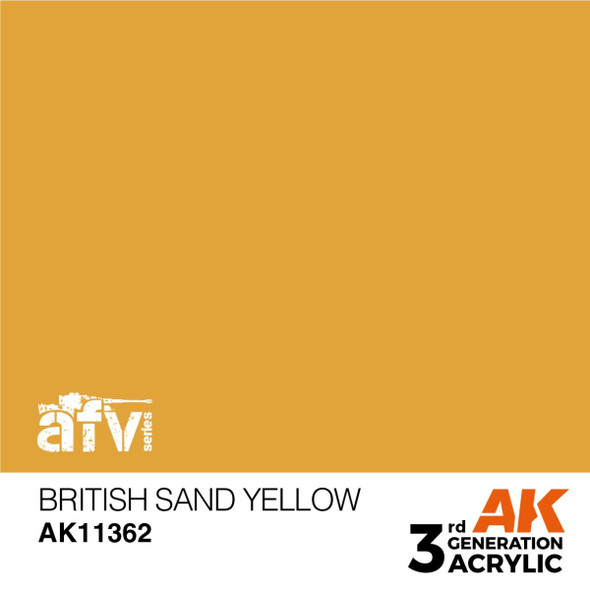 AKI11362 - AK Interactive 3rd Generation British Sand Yellow
