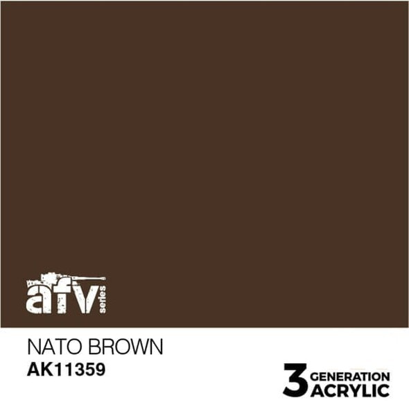 AKI11359 - AK Interactive 3G Acrylic NATO Brown 17ml
