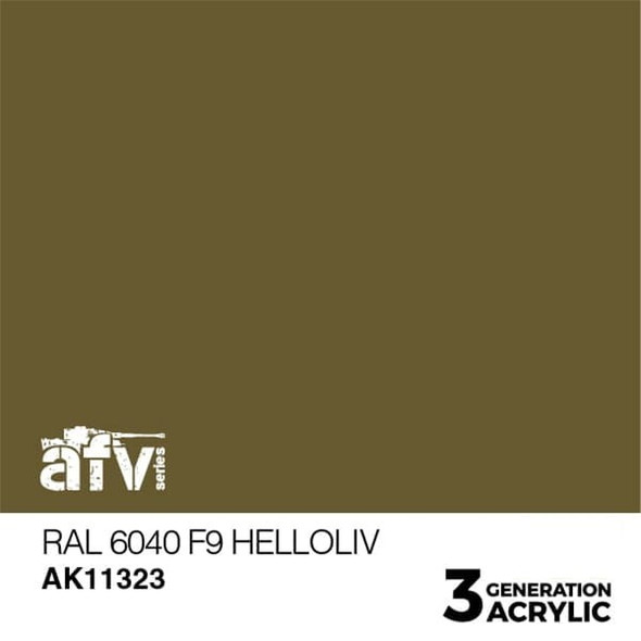 AKI11323 - AK Interactive 3rd Generation RAL6040 Helloliv