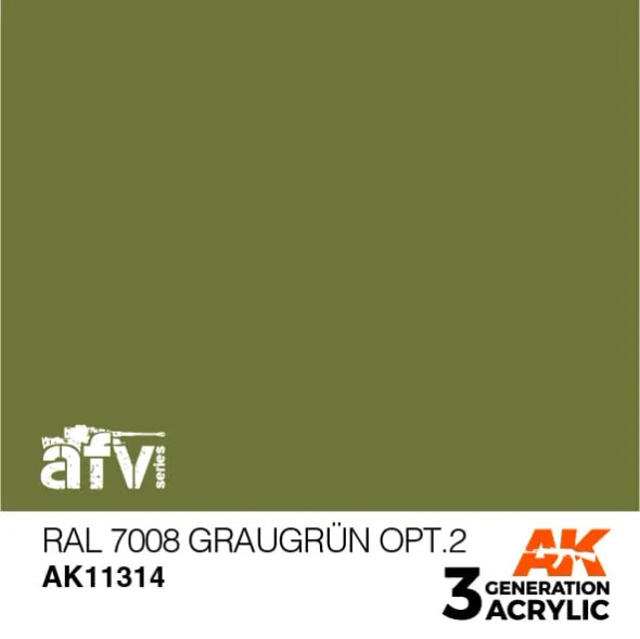 AKI11314 - AK Interactive 3G Acrylic RAL7008 Graugrun 2 17ml