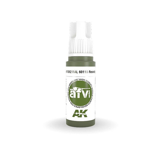 AKI11312 - AK Interactive 3G Acrylic RAL6011B Resedagrun 17ml