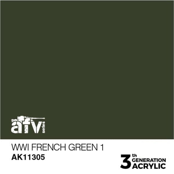 AKI11305 - AK Interactive 3rd Generation WWI French Green 1