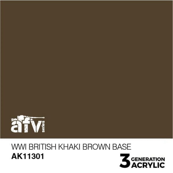 AKI11301 - AK Interactive 3rd Generation WWI British Khaki Brown Base