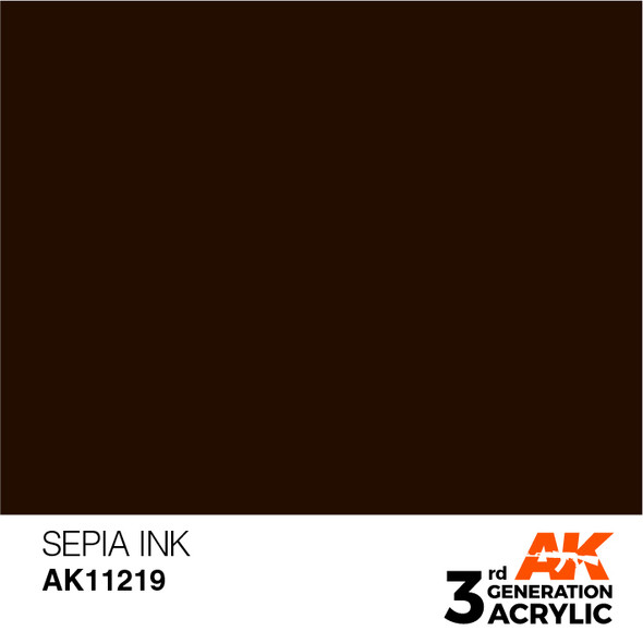 AKI11219 - AK Interactive 3rd Generation Sepia Ink