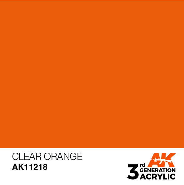 AKI11218 - AK Interactive 3rd Generation Clear Orange