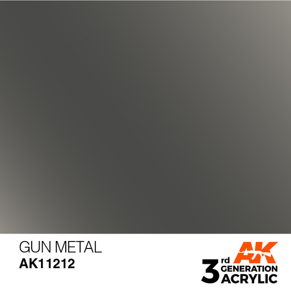 AKI11212 - AK Interactive 3rd Generation Gun Metal