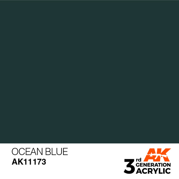 AKI11173 - AK Interactive 3rd Generation Ocean Blue