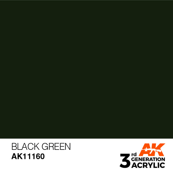 AKI11160 - AK Interactive 3rd Generation Black Green