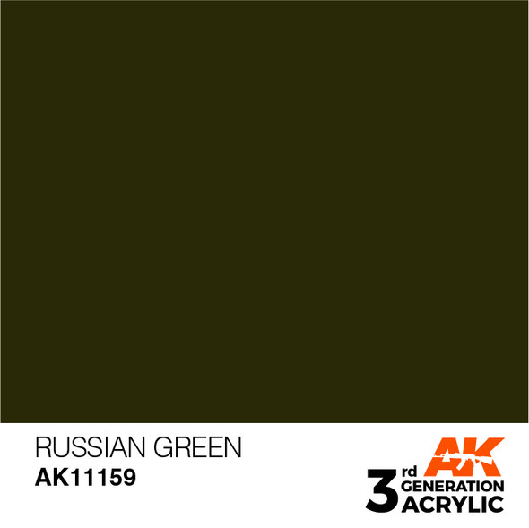 AKI11159 - AK Interactive 3rd Generation Russian Green