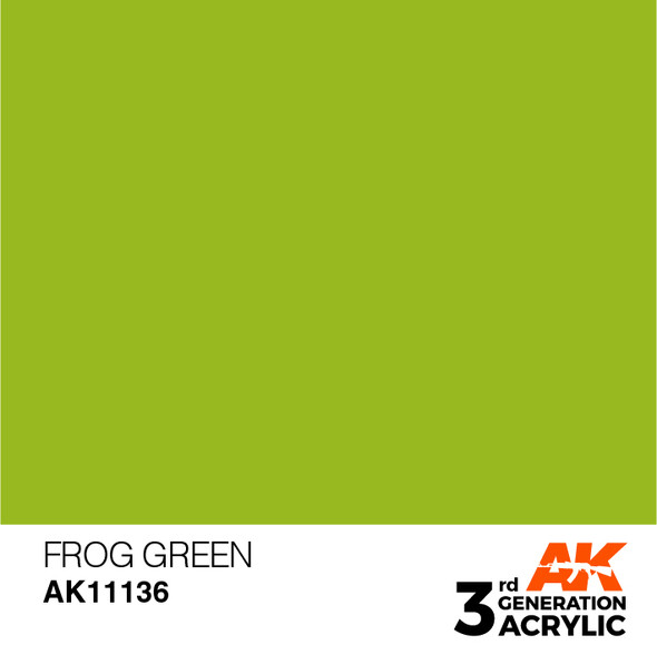 AKI11136 - AK Interactive 3rd Generation Frog Green