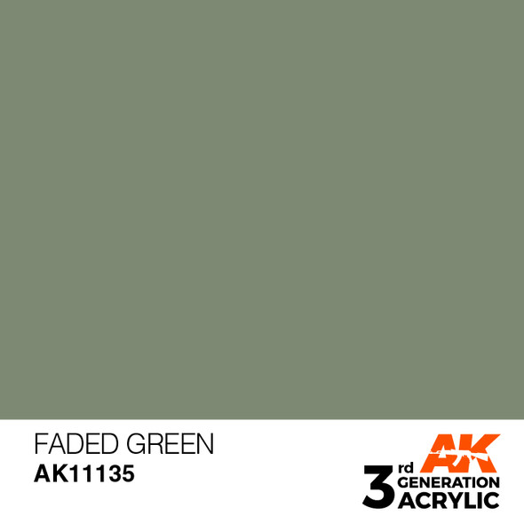 AKI11135 - AK Interactive 3rd Generation Faded Green