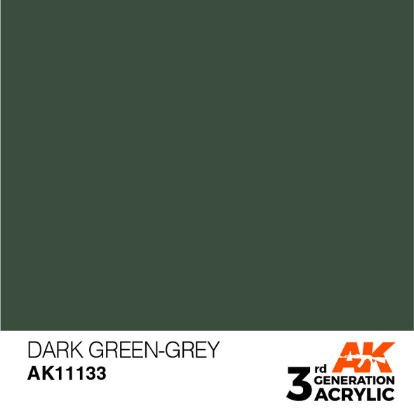 AKI11133 - AK Interactive 3rd Generation Dark Green Grey